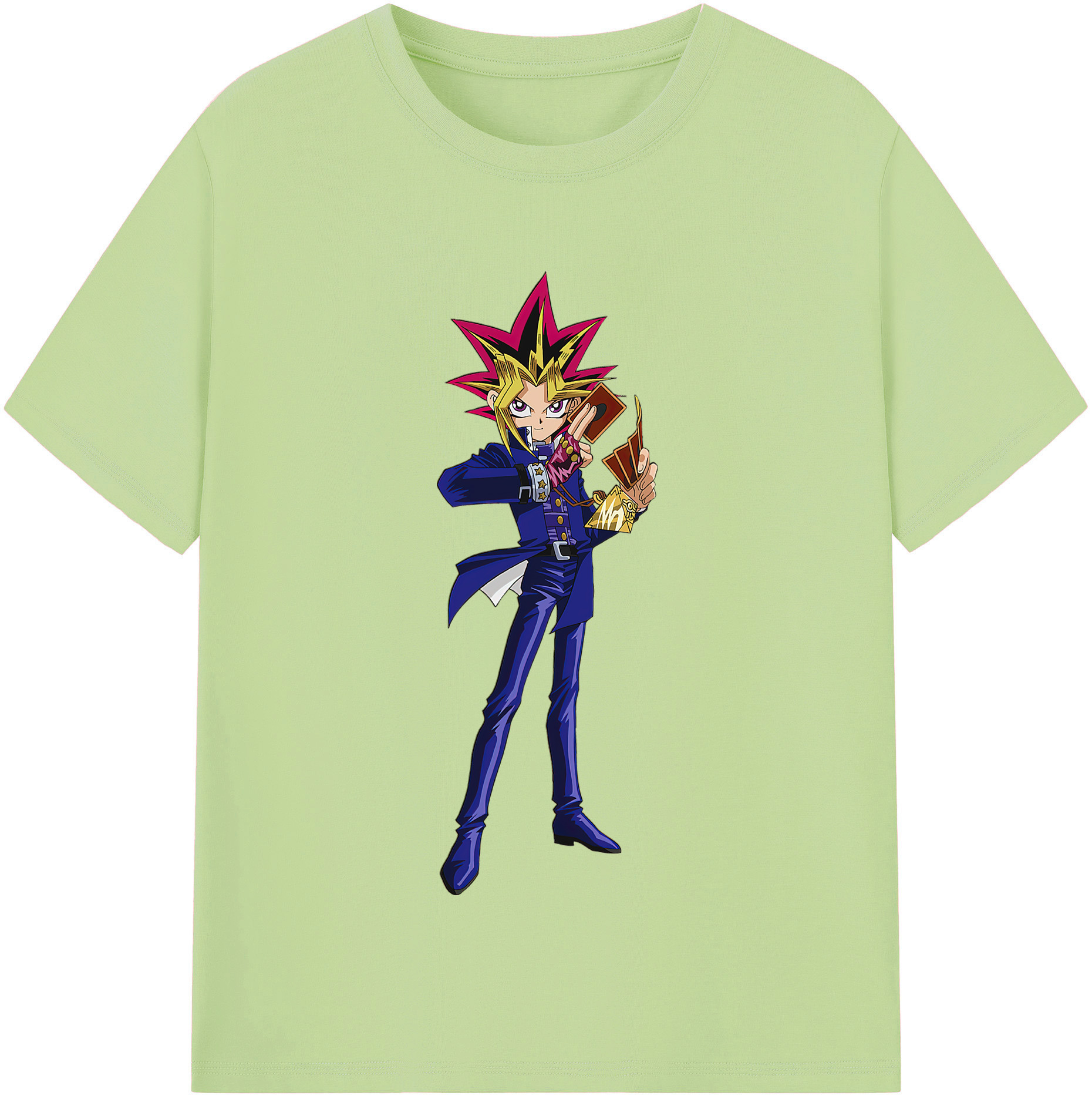 （画像用） 遊☆戯☆王 Yu-Gi-Oh! 綿100％半袖Tシャツ（フロントプリント）